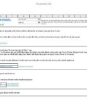 Microsoft Excel 2007: Công thức tính và Hàm