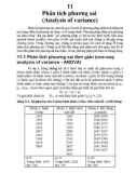 11 Phân tích phương sai (Analysis of variance)