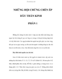 NHỮNG HỘI CHỨNG CHÈN ÉP DÂY THẦN KINH - PHẦN 1