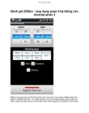 Đánh giá ZDBox - ứng dụng quản lí hệ thống cho Android phần 2