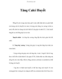 Tăng Calci Huyết