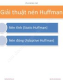 Bài giảng Giải thuật nén Huffman