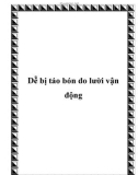 Dễ bị táo bón do lười vận động.Tuy chỉ là triệu chứng nhỏ không ảnh