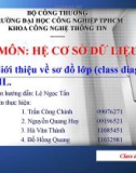 Đề tài: Giới thiệu về sơ đồ lớp (class diagram) trong UML