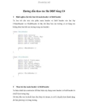 Hướng dẫn thao tác file DataBase File bằng C#