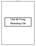 Chữ 3D Trong Photoshop CS6