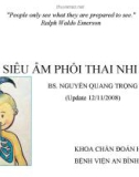 Siêu âm phổi thai nhi - BS. Nguyễn Quang Trọng