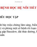 Bài giảng Bệnh học hệ nôi tiết