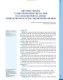 Kiến thức, thái độ và thực hành cho bú mẹ sau sinh của các bà mẹ sinh ngã âm đạo tại Bệnh viện Hùng Vương, thành phố Hồ Chí Minh