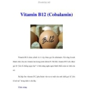 Vitamin B12 (Cobalamin)