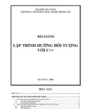 Kỹ thuật lập trình hướng đối tượng với C++