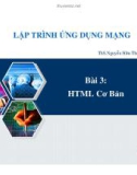 Bài 3: HTML cơ bản