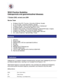 WGO practice guideline: Osteoporosis and gastrointestinal diseases