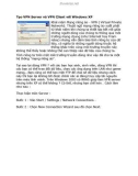 Tạo VPN Server và VPN Client với Windows XP