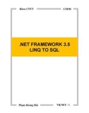 NET FRAMEWORK 3.5 LINQ TO SQL