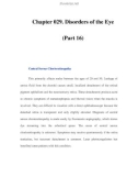 Chapter 029. Disorders of the Eye (Part 16)