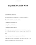 HỘI CHỨNG TIỂU NÃO