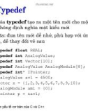 Các yếu tố xây dựng nên C và C++ phần 7