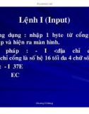 Cấu trúc máy tính và lập trình Assembly : CHƯƠNG TRÌNH GỠ RỐI DEBUG part 6