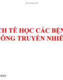 DỊCH TỄ HỌC CÁC BỆNH KHÔNG TRUYỀN NHIỄM