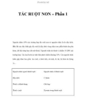 TẮC RUỘT NON – Phần 1