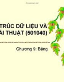 Cấu trúc dữ liệu và giải thuật - chương 9