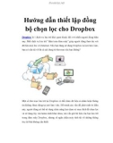 Hướng dẫn thiết lập đồng bộ chọn lọc cho Dropbox