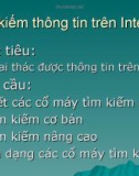 Tìm kiếm thông tin trên Internet thương mại điện tử