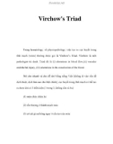 Virchow's Triad