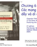 ComputerNetworking - Chương6 Cácmạngkhôngdây vàdiđộng