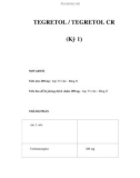 TEGRETOL / TEGRETOL CR (Kỳ 1)