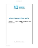 Báo cáo thường niên 2012 - Công ty TNHH Chứng khoán ACB