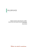 WILLERFUNDS Rapport annuel et états financiers audités Annual report and audited financial statements au 31/12/10 at 31/12/10