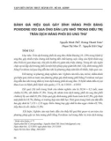 Đánh giá hiệu quả gây dính màng phổi bằng Povidone iod qua ống dẫn lưu nhỏ trong điều trị tràn dịch màng phổi do ung thư