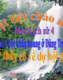 Bài giảng Lịch sử 4 bài 22: Cuộc khẩn hoang ở đàng trong