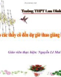 Bài giảng Lịch sử lớp 7 - Bài 5: Trung Quốc thời phong kiến (Tiết 2)