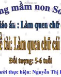 Bài giảng Mầm non: Làm quen chữ cái P, Q – Nguyễn Thị Liên