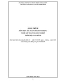 Giáo trình Kế toán doanh nghiệp 2 (Nghề: Kế toán doanh nghiệp - Cao đẳng) - Trường Cao đẳng Cơ giới Ninh Bình (2021)