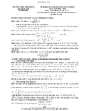 Đề KSCL thi ĐH Toán khối A, A1, B, D (2013-2014) - THPT Triệu Sơn 4 (Kèm Đ.án)