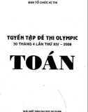 Tuyển tập đề thi Olympic môn Toán 30/4 - 2008