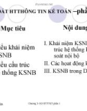 Bài giảng Kiểm soát hệ thống thông tin kế toán: Phần 1