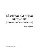 Bài giảng kế toán Mỹ (Đối chiếu kế toán Việt Nam) - Phan Đức Dũng