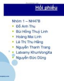 Bài giảng về Hối phiếu