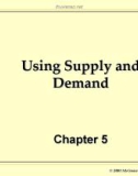 Using Supply and Demand