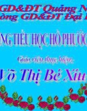 Giáo án điện tử tiểu học môn lịch sử: Đường Trường Sơn