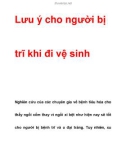 Lưu ý cho người bị trĩ khi đi vệ sinh