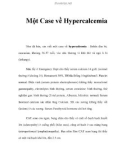 Một Case về Hypercalcemia