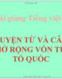 Bài giảng Tiếng việt 5 tuần 2 bài: Mở rộng vốn từ Tổ quốc