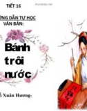 Bài giảng môn Ngữ văn lớp 7 - Bài 7: Bánh trôi nước