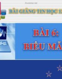 Bài giảng Tin học 12 bài 6: Biểu mẫu